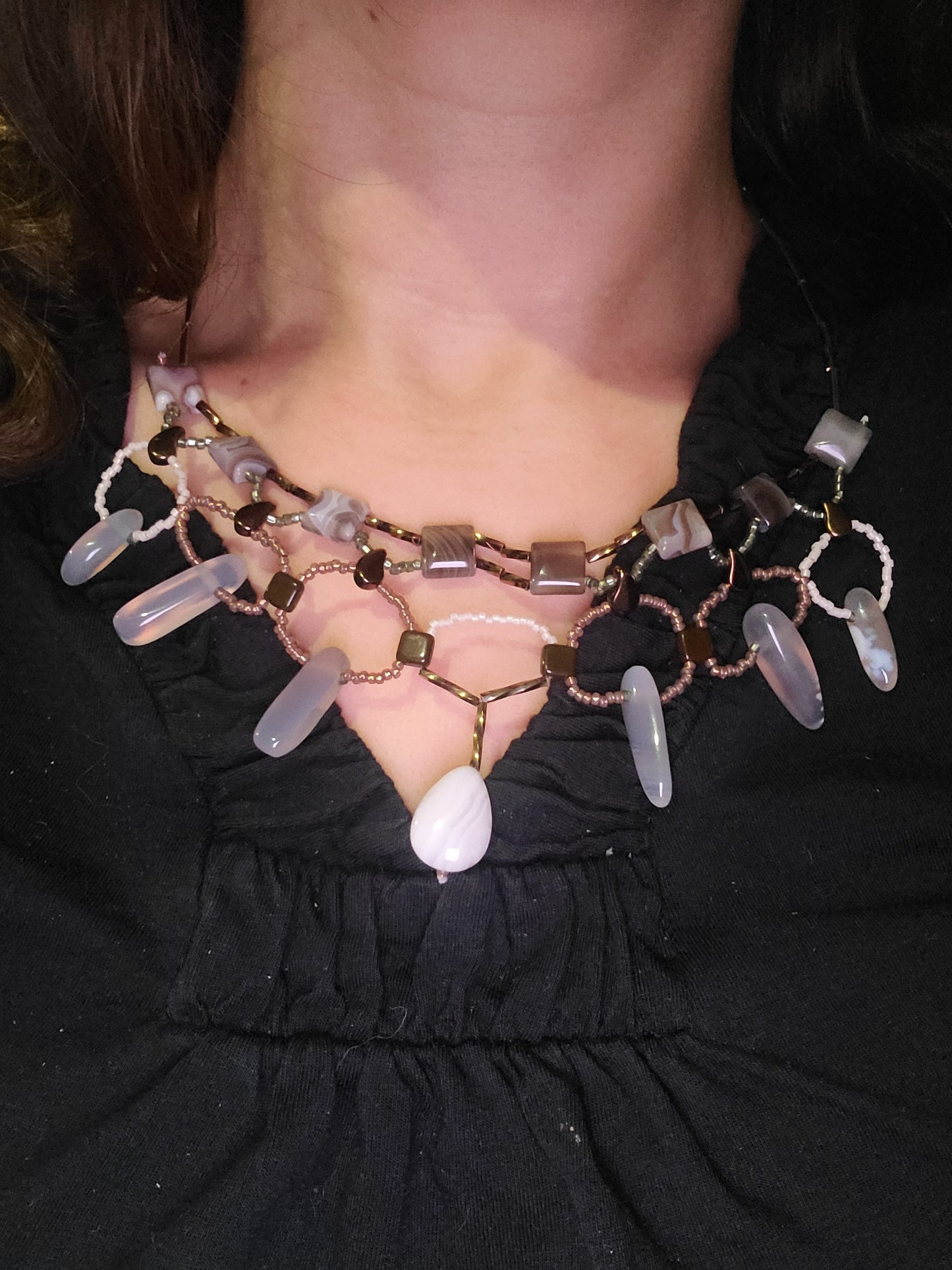 Agate Cleopatra Necklace
