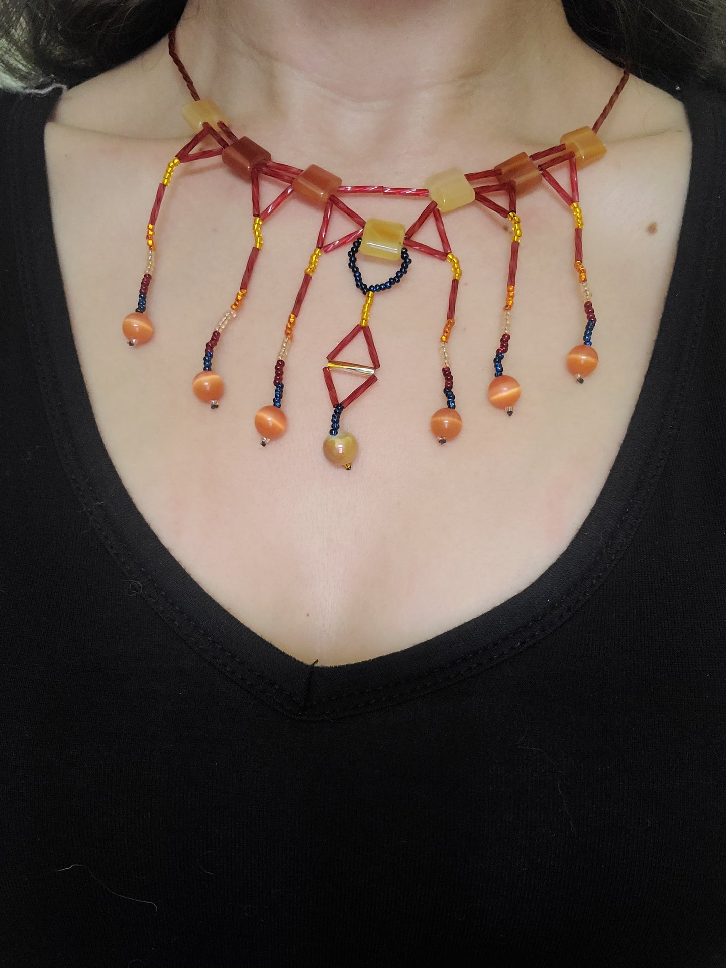 Carnelian Skies Adriatic Splendor Necklace