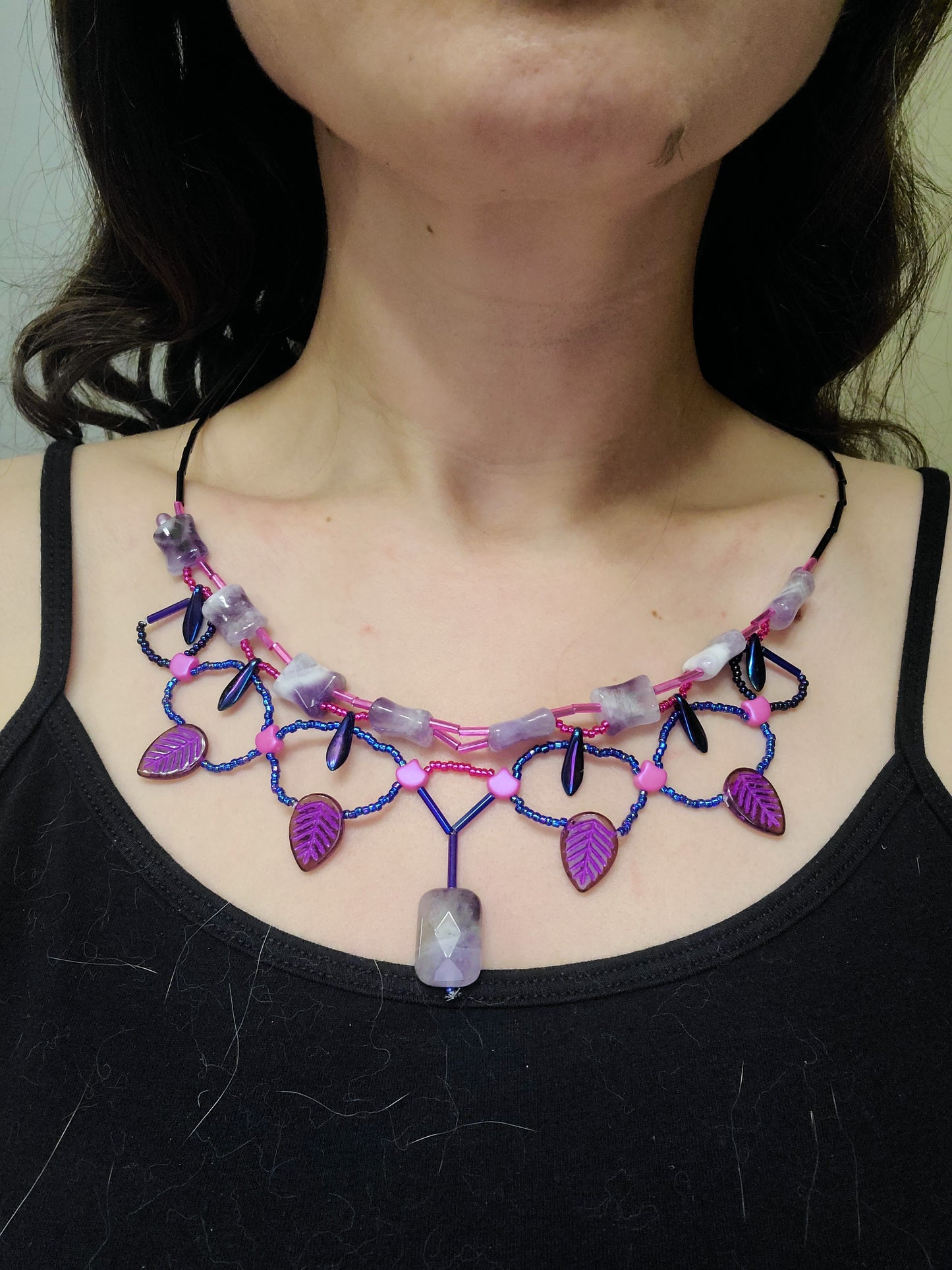 Amethyst Cleopatra Necklace