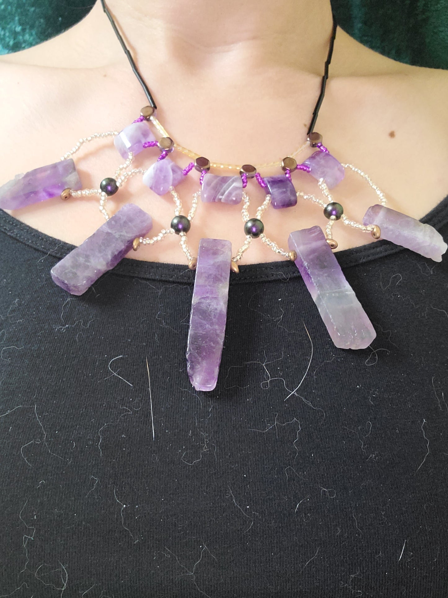 Amethyst Painted Desert Necklace