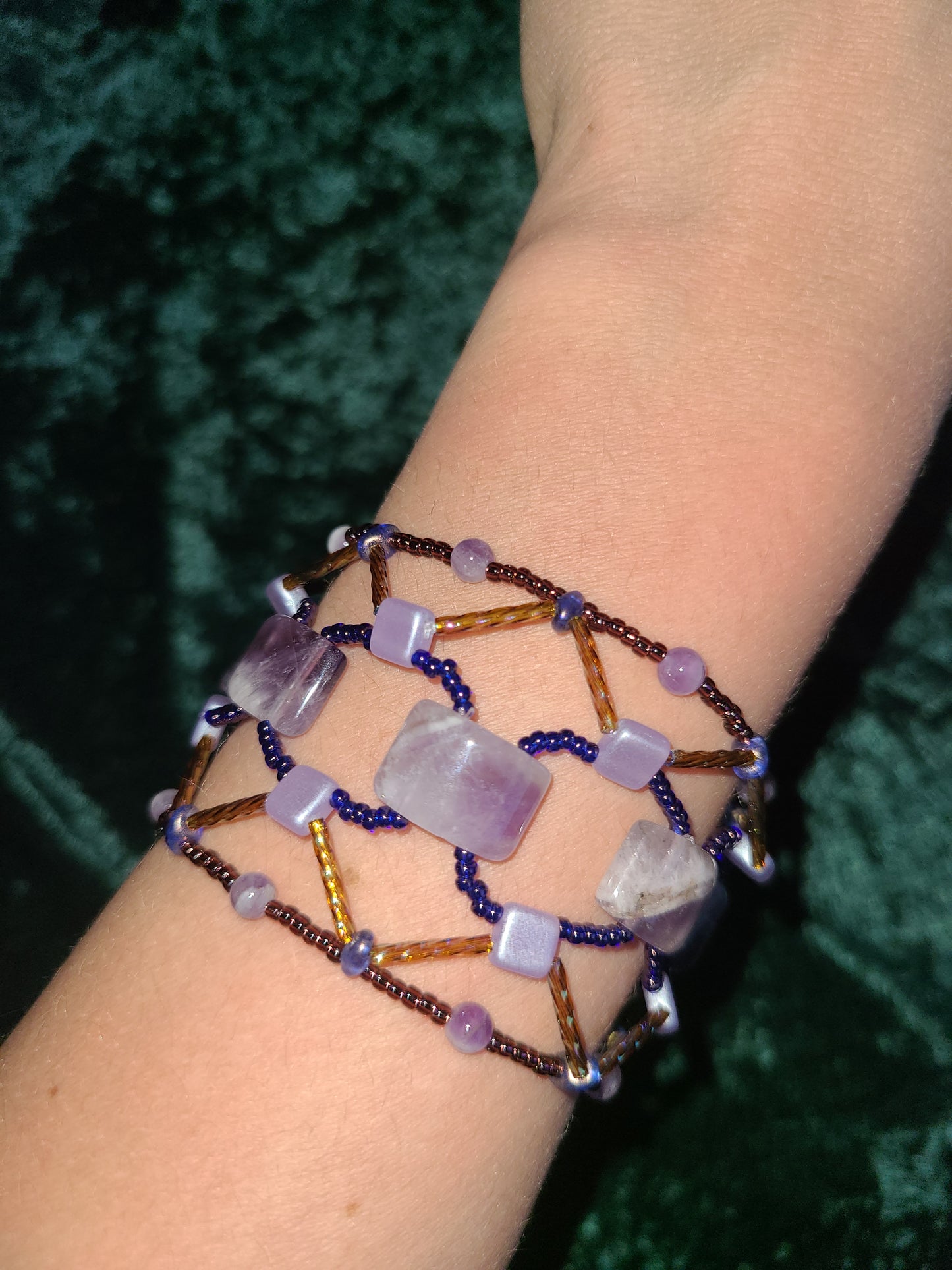 Amethyst Stonecrossing Bracelet