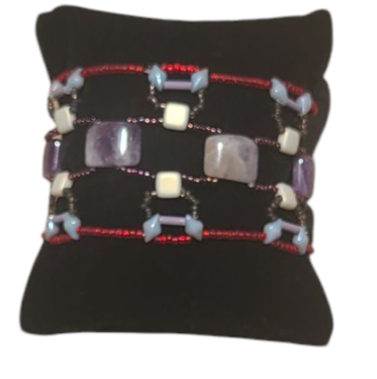 Amethyst Bohemian Dreamweave Bracelet