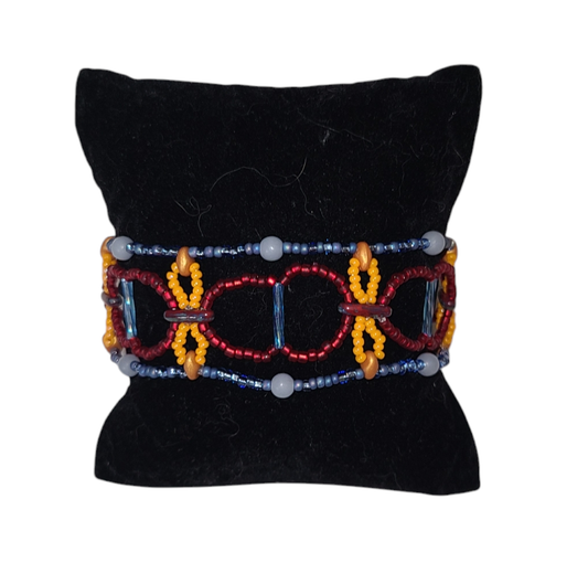 Angelite Woven Cadence Bracelet
