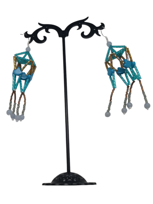 Angelite Pagoda Earrings