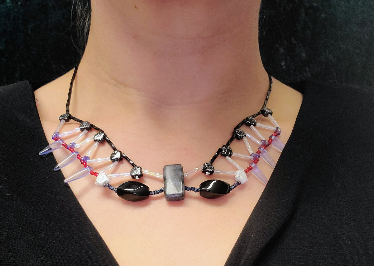 Black Labradorite After Hortense Necklace