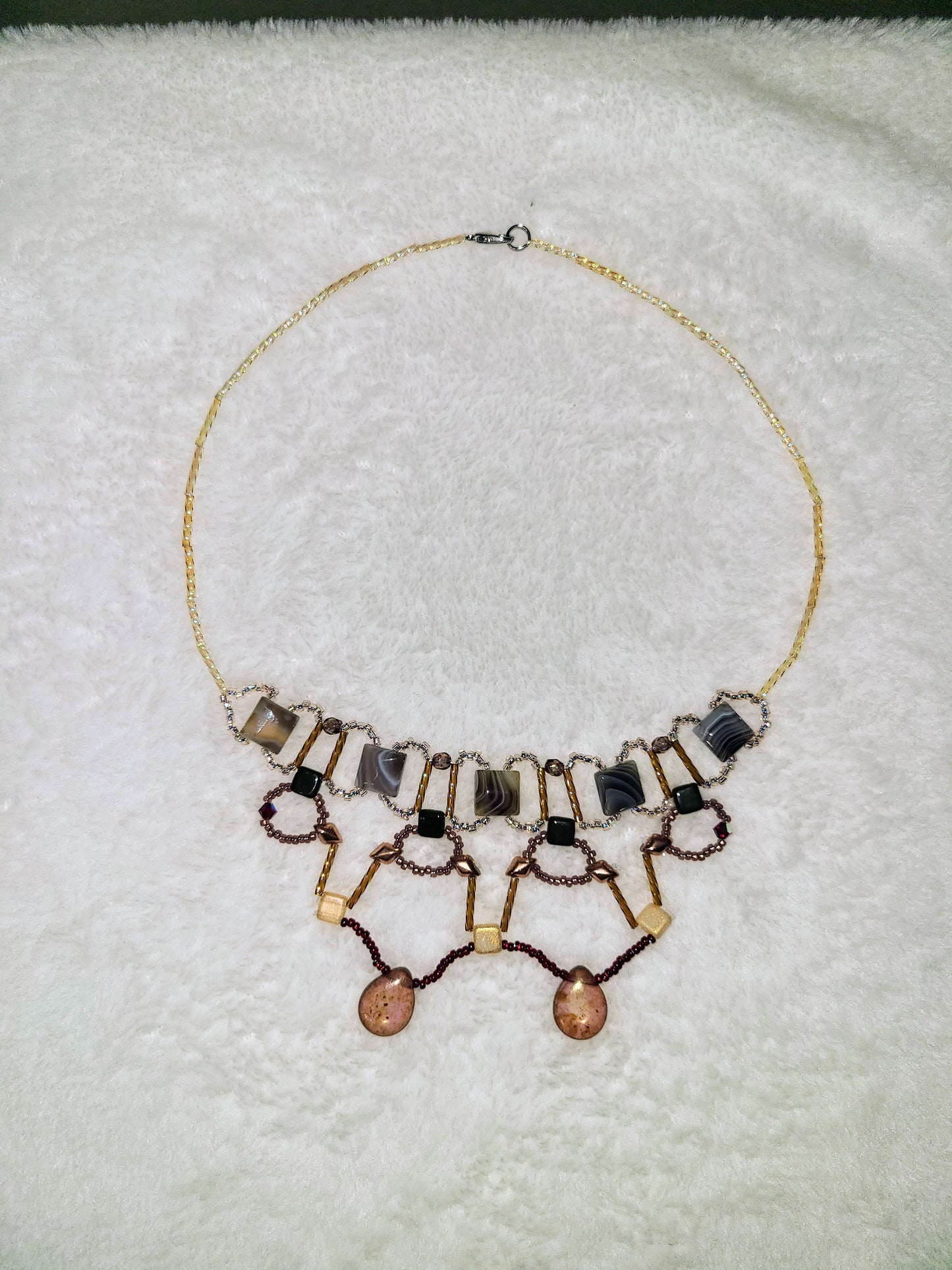 Botswana Agate Minoan Portal Necklace