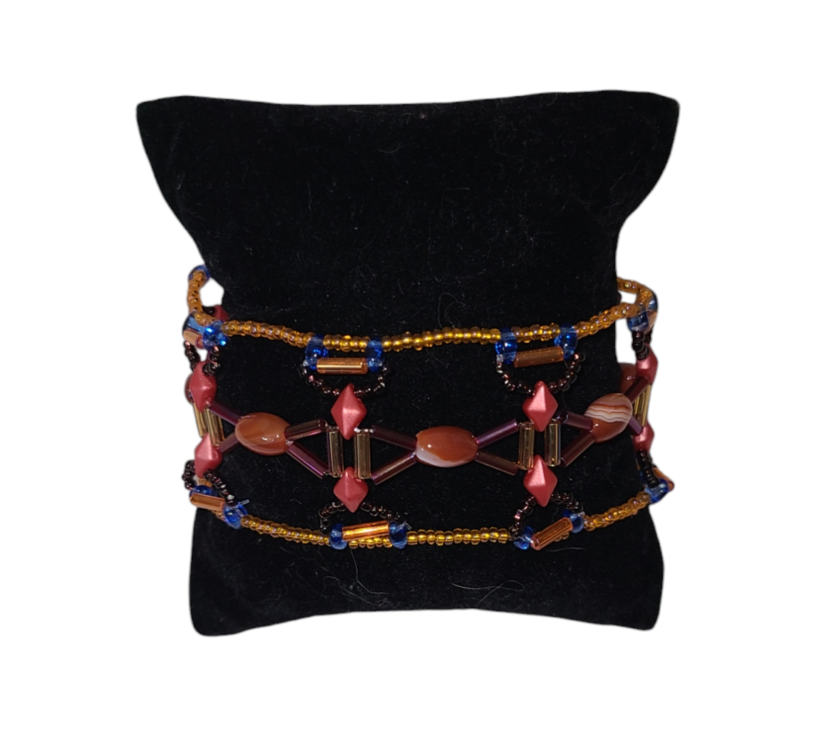 Carnelian Aegean Weave Bracelet