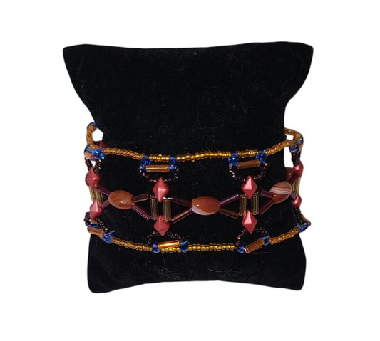 Carnelian Aegean Weave Bracelet