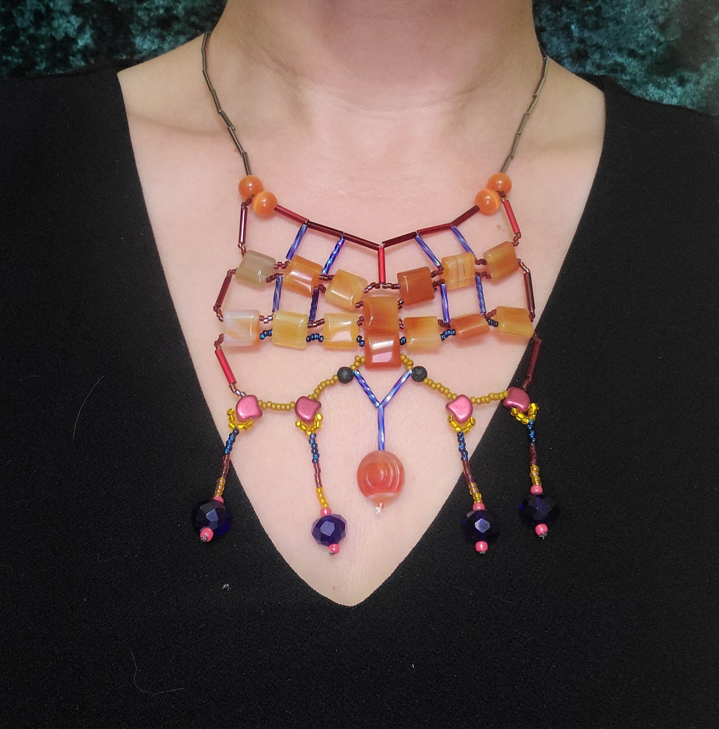 Carnelian Starlit Sands Necklace