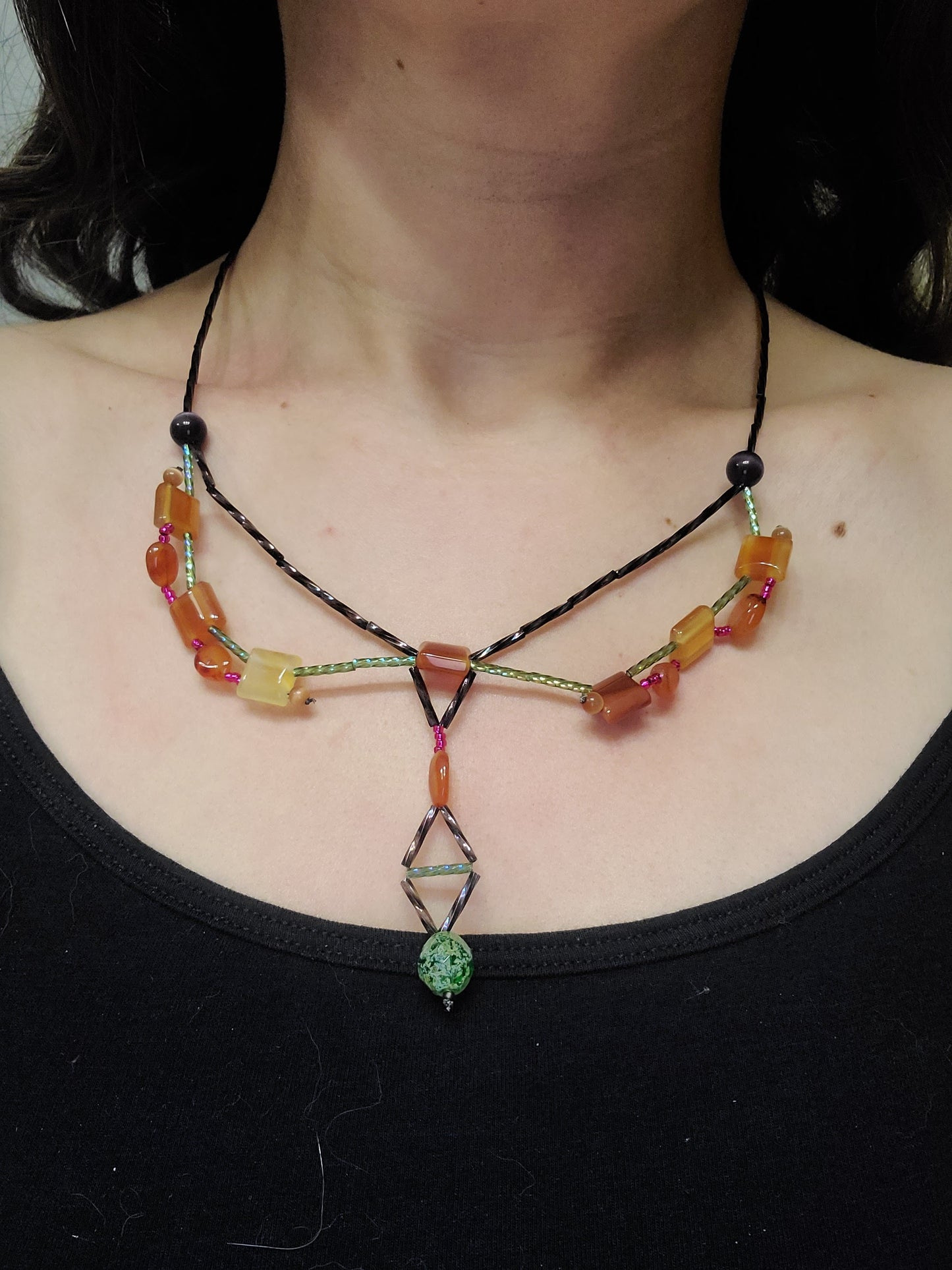 Carnelian Phoenix necklace