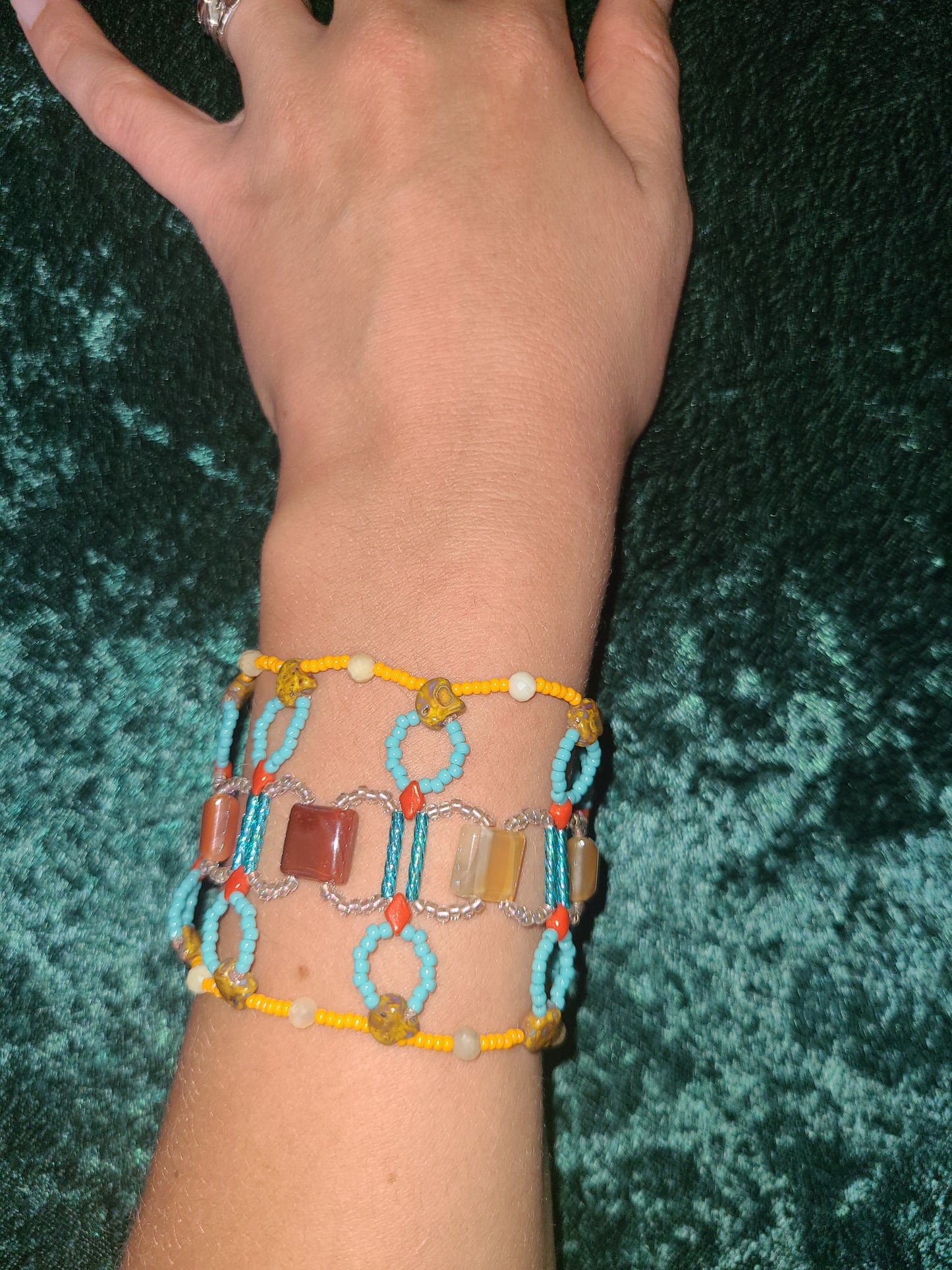 Carnelian Poppy Providence Bracelet