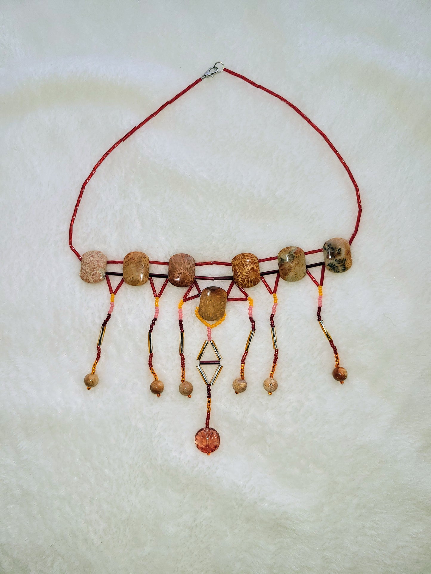 Fossil Coral Adriatic Splendor Necklace