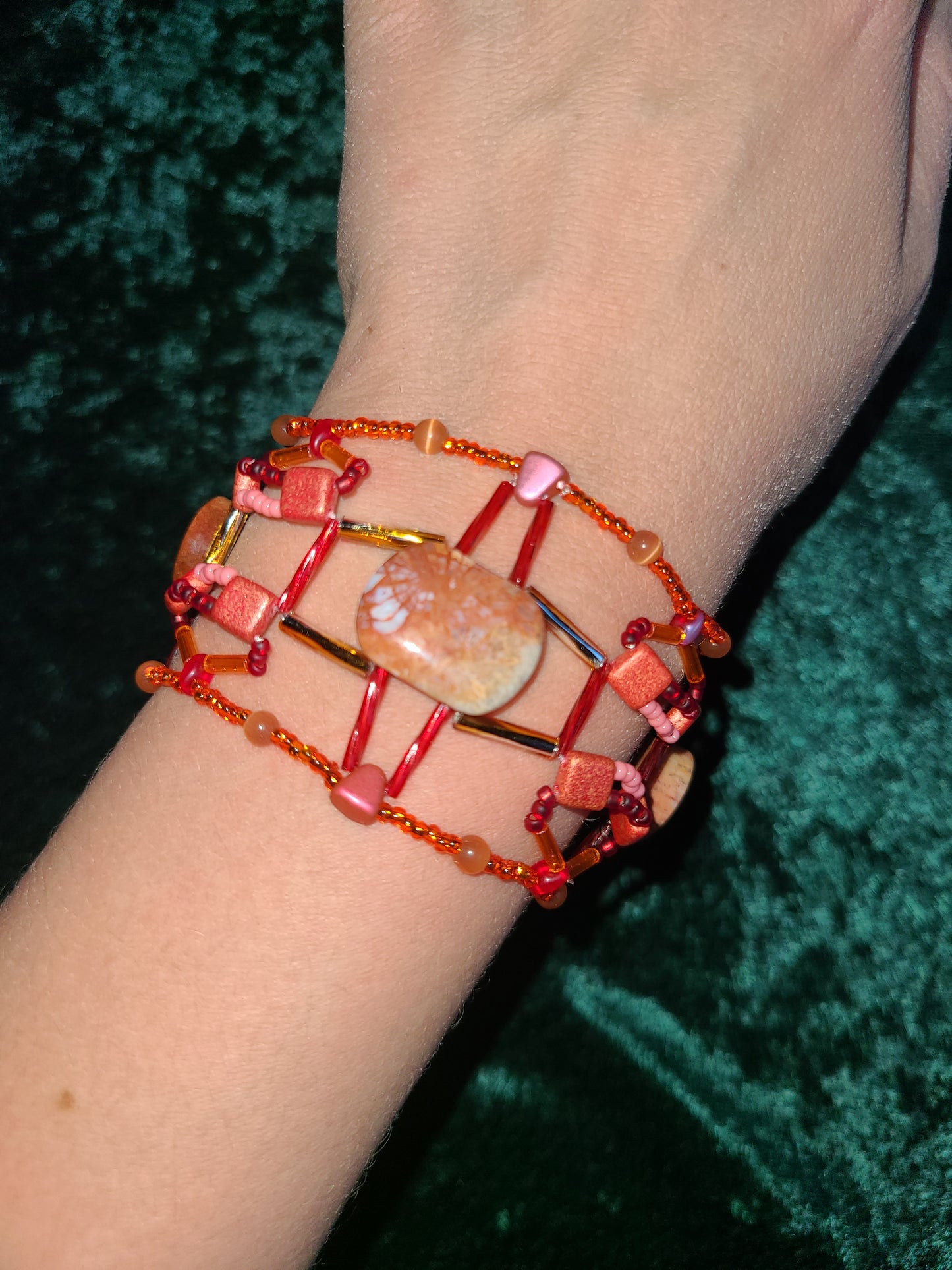 Coral Serendipity Bracelet