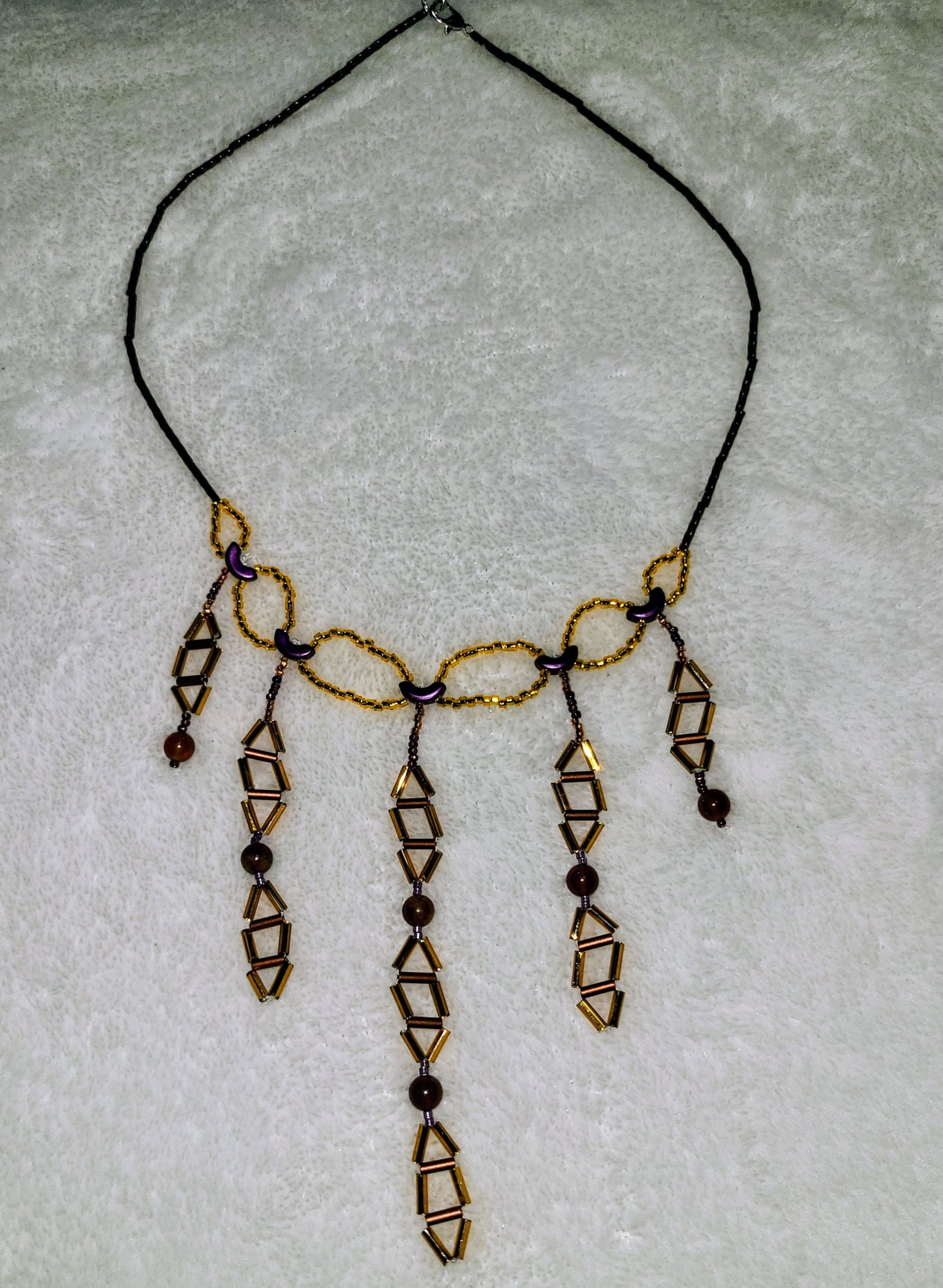 Hessonite Jaali Necklace