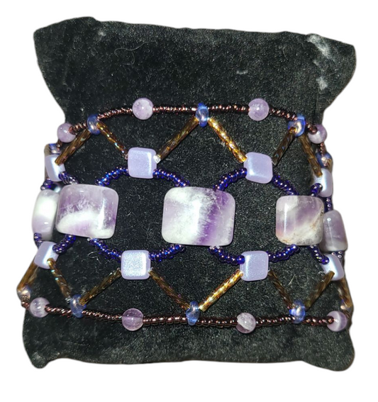 Amethyst Stonecrossing Bracelet