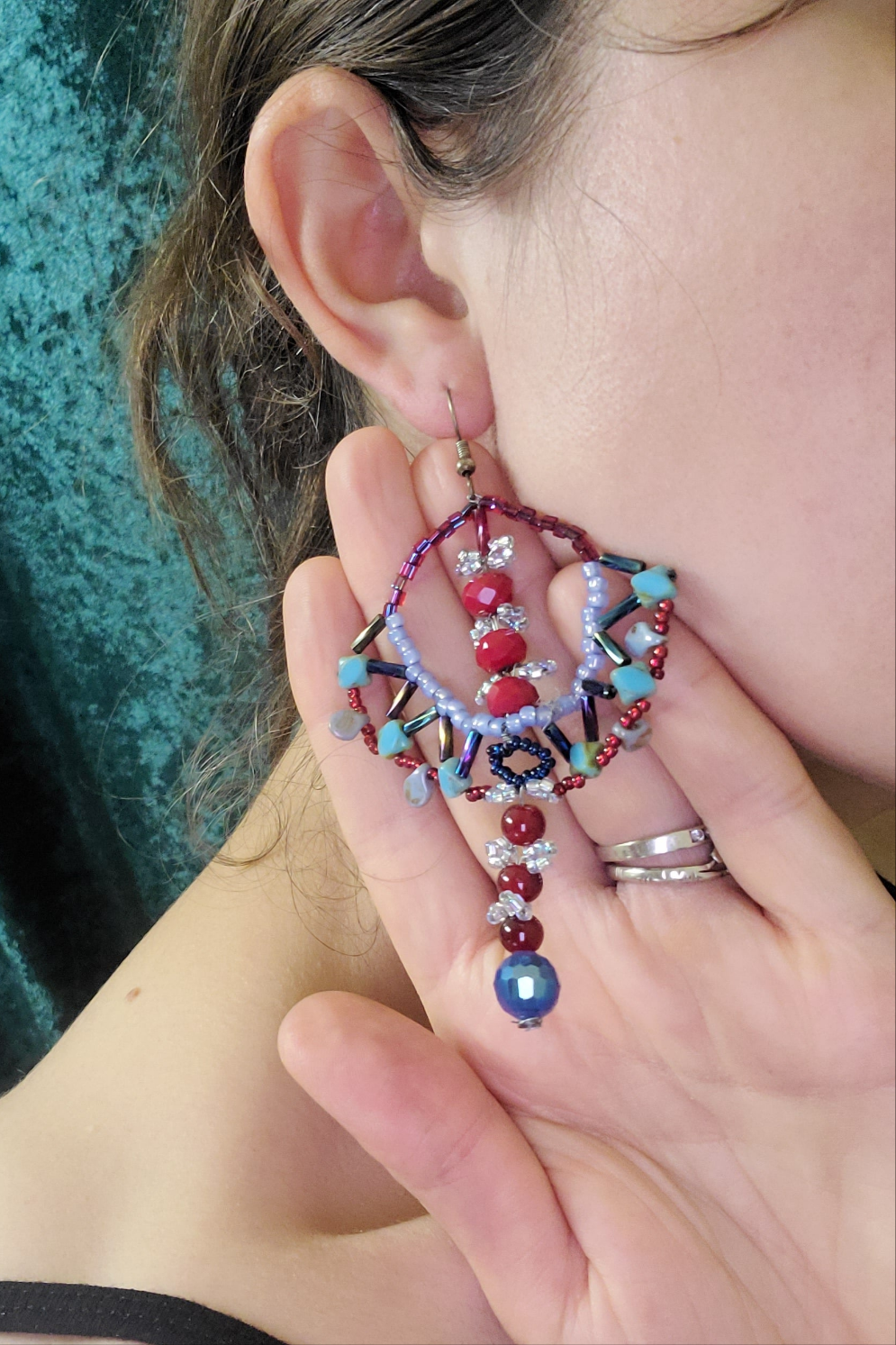 Winter Celestial Bloom Earrings