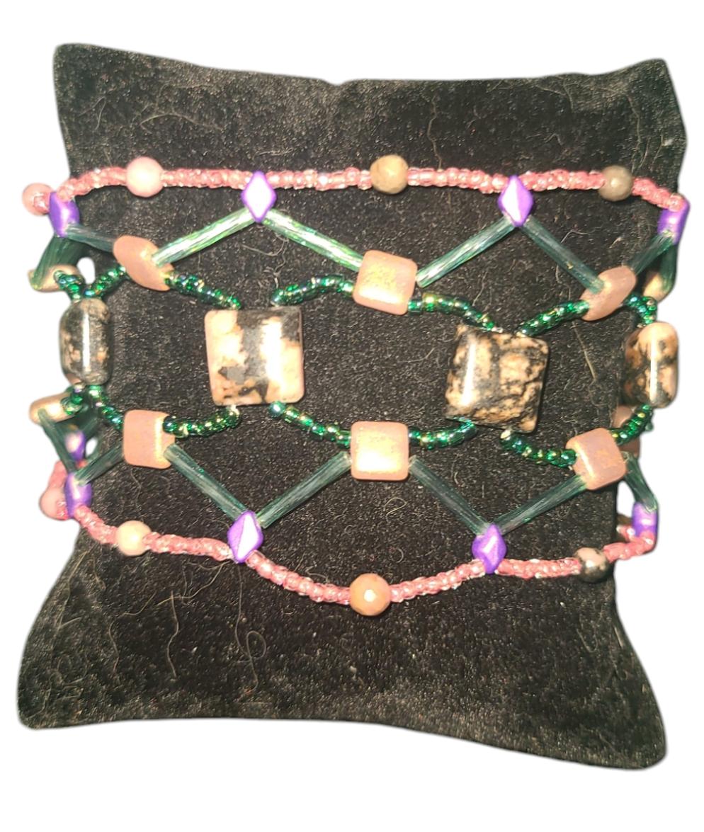 Rhodonite Stonecrossing Bracelet