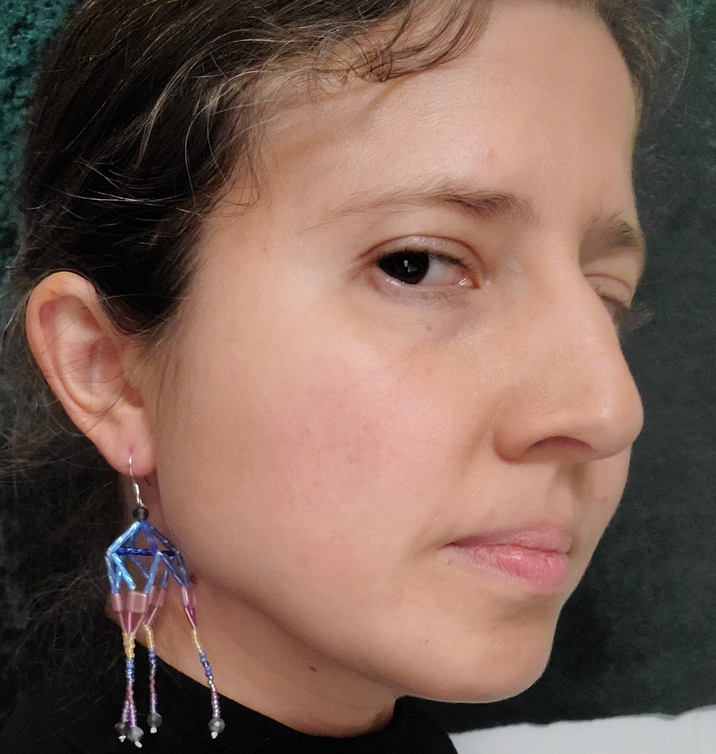Iolite Pagoda Earrings