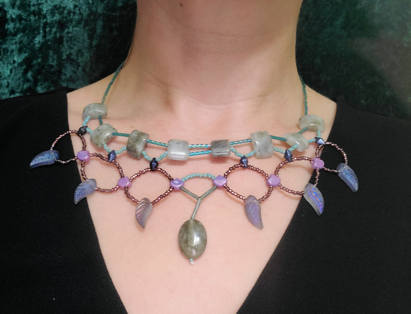 Labradorite Cleopatra Necklace