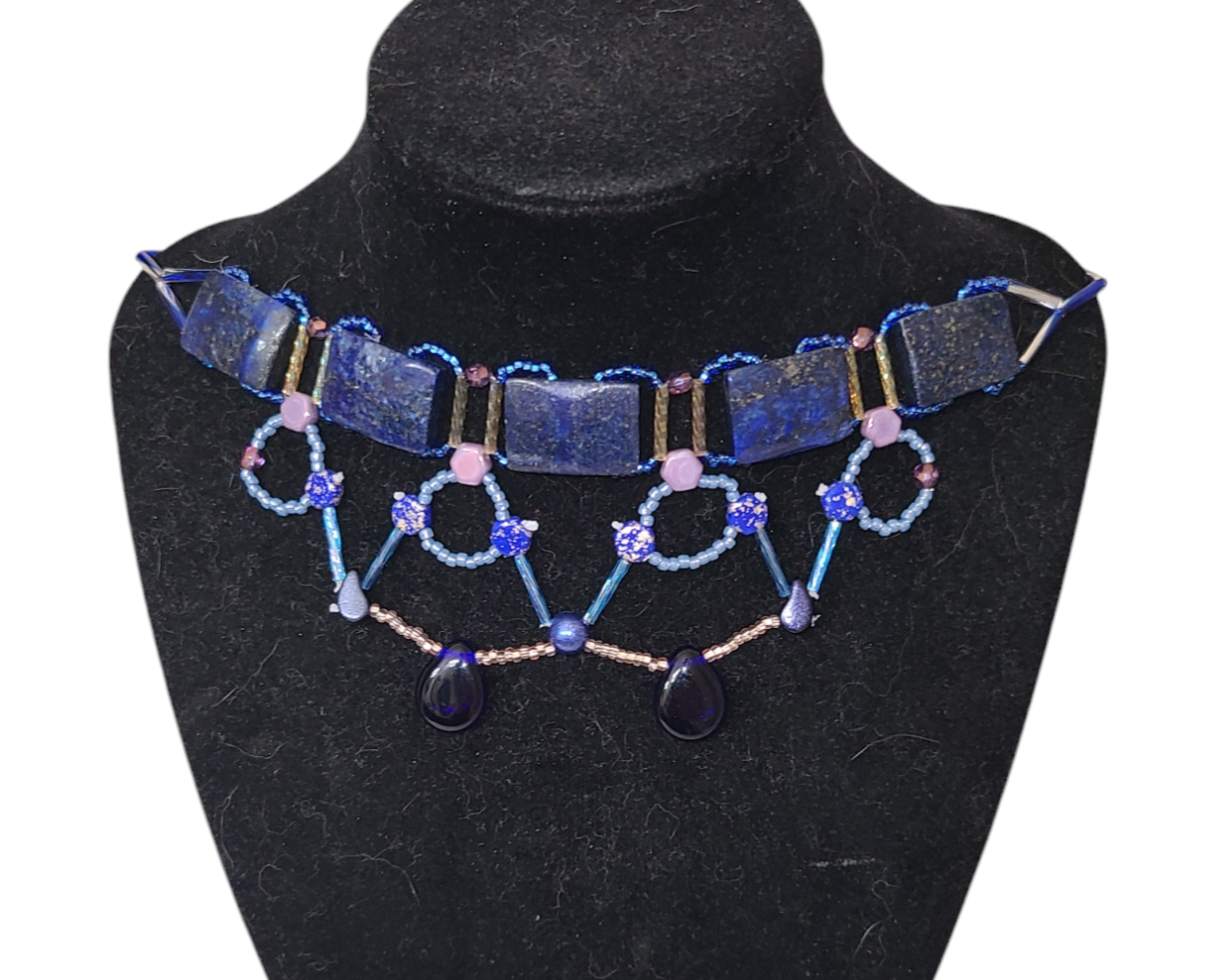 Lapis Minoan Portal Necklace
