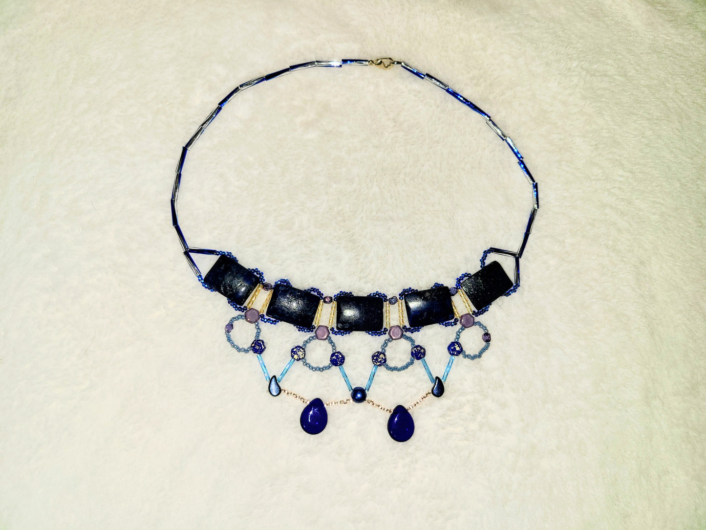 Lapis Minoan Portal Necklace