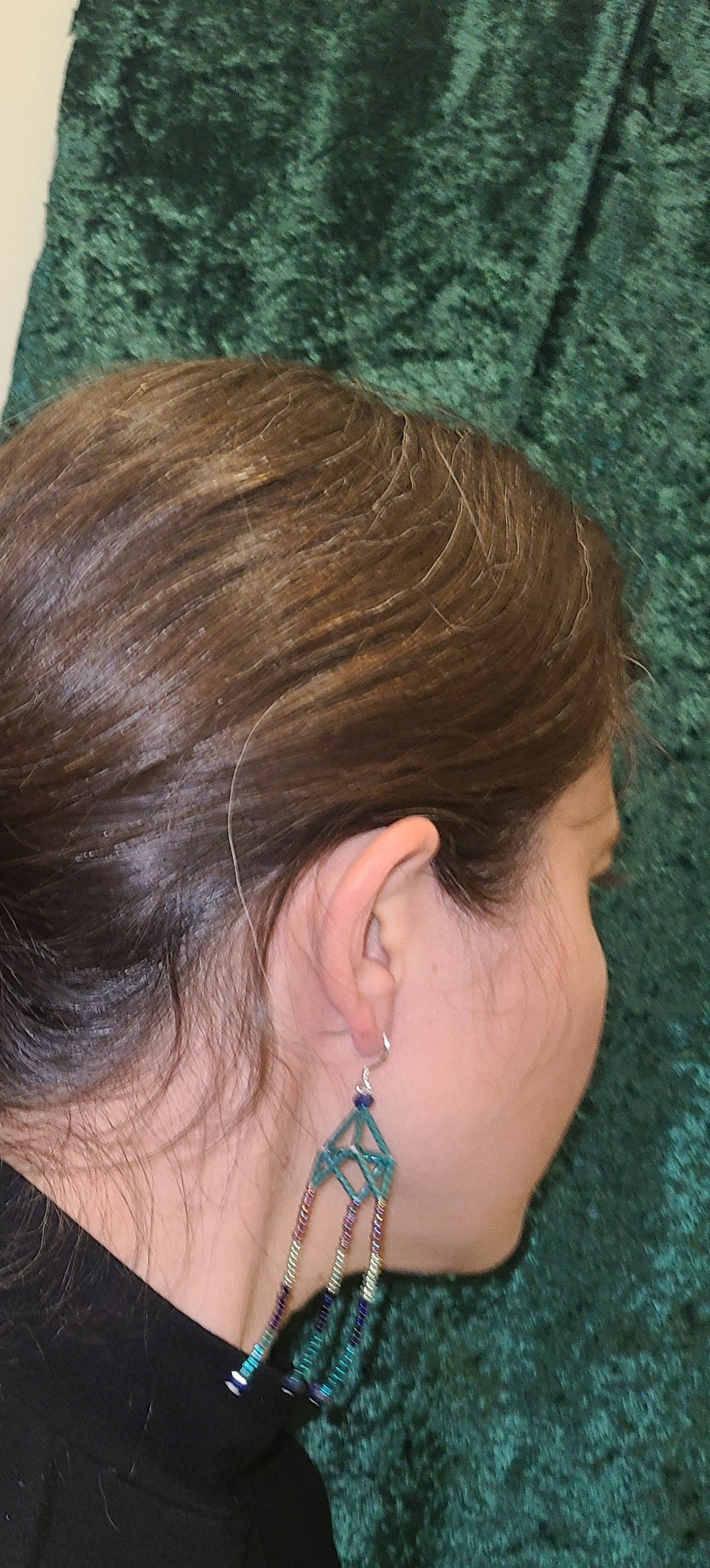 Lapis Taxila Earrings