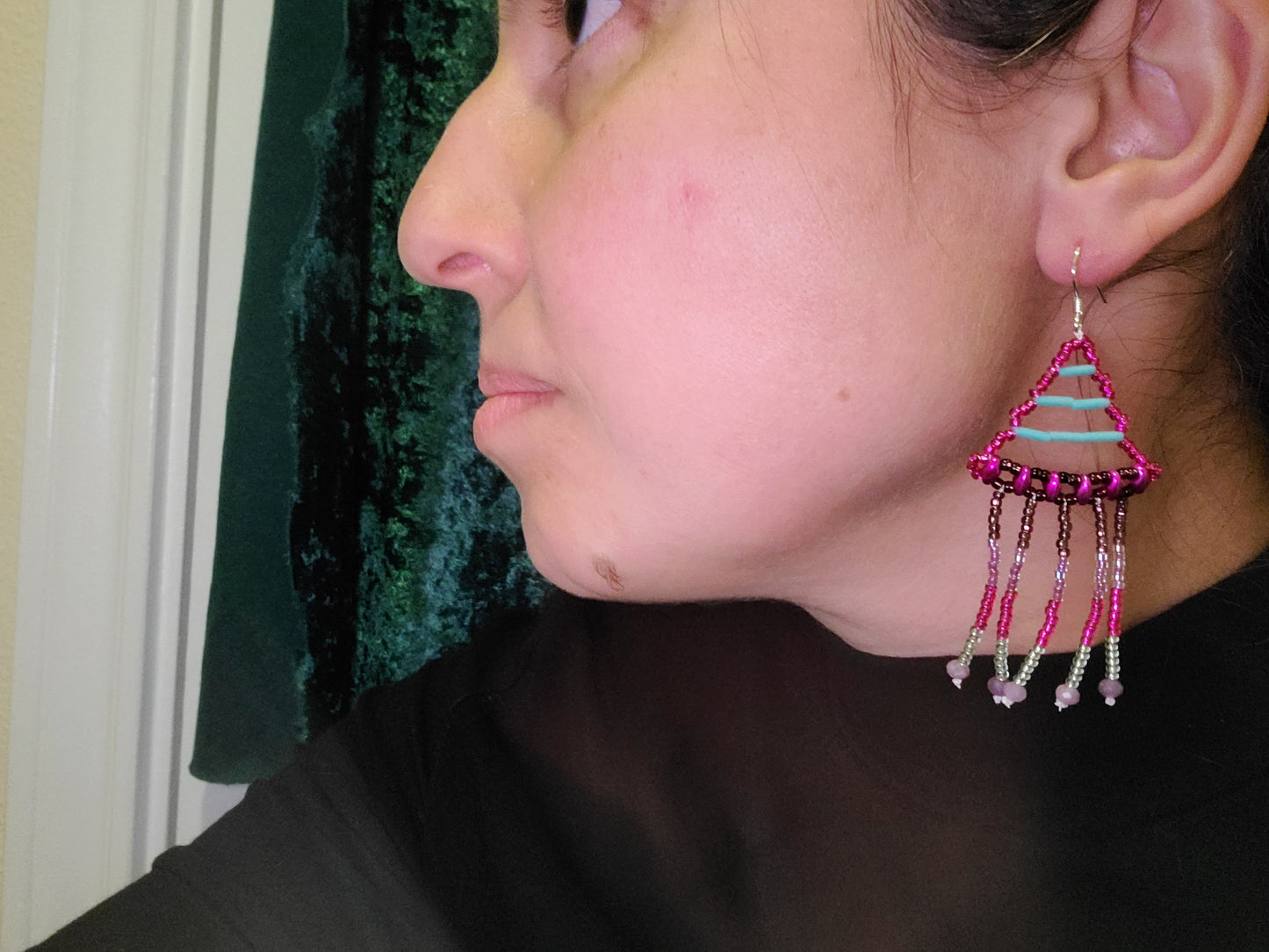 Lepidolite Ukok Earrings