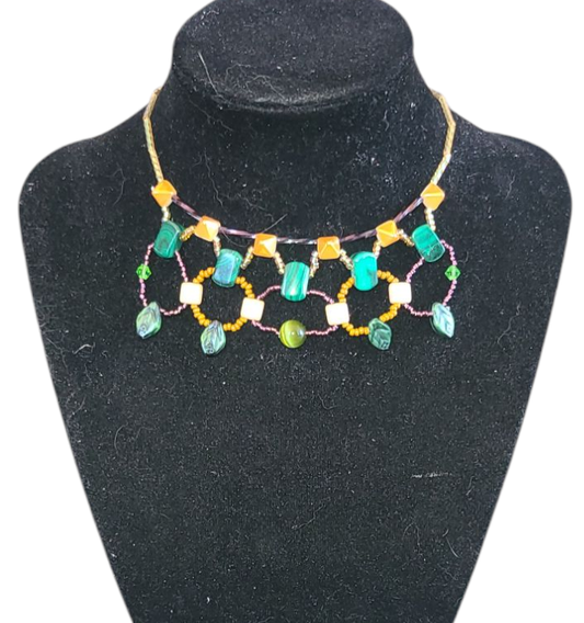 Malachite Painted Desert Necklace