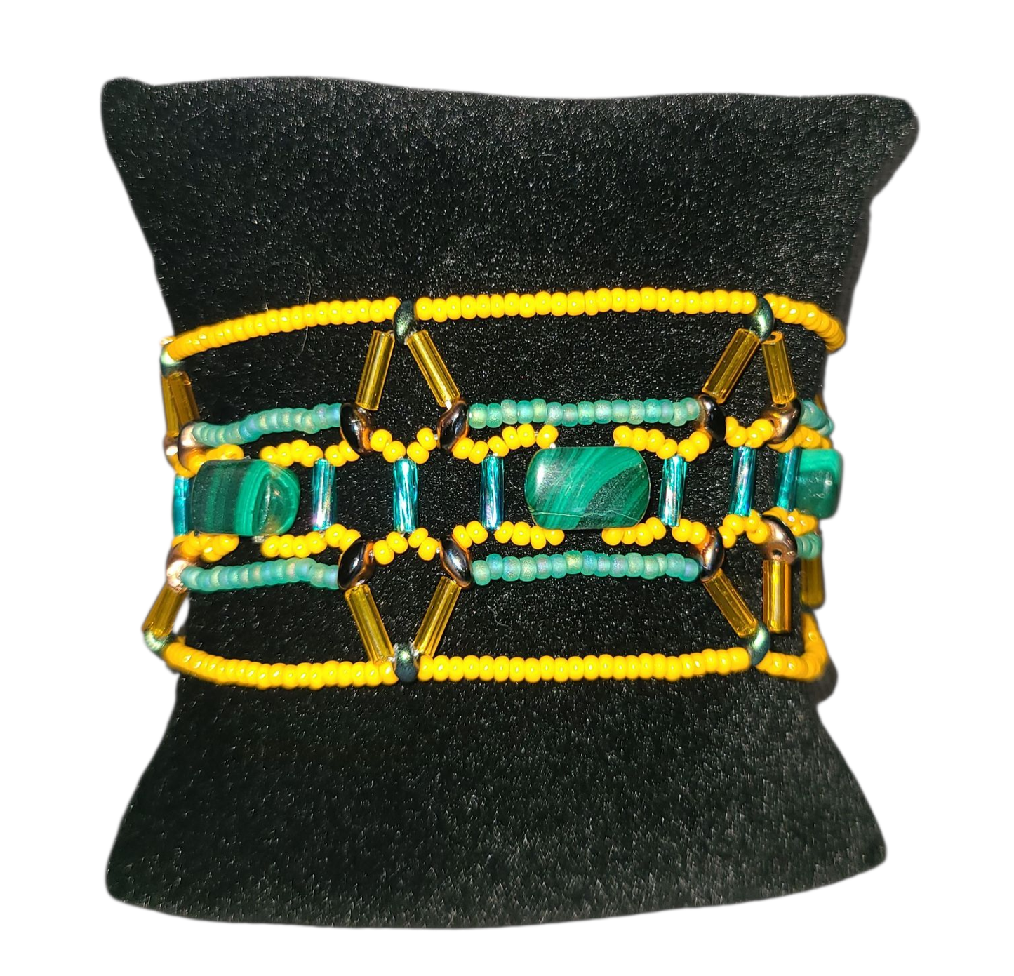 Malachite Tessera Bracelet