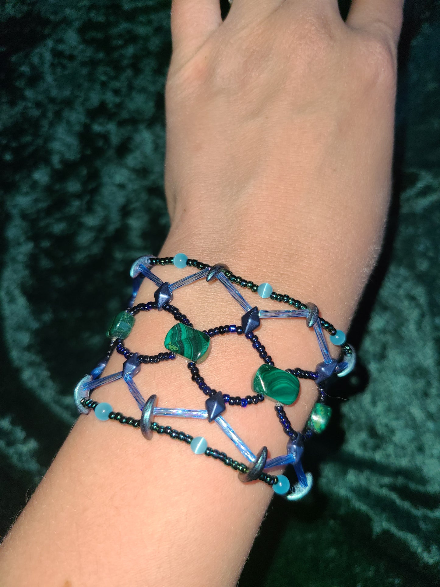 Malachite Stonecrossing Bracelet