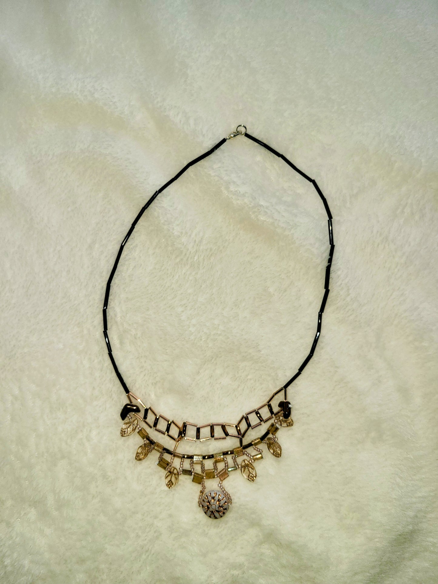 Neutral Skyline Silhouette Necklace