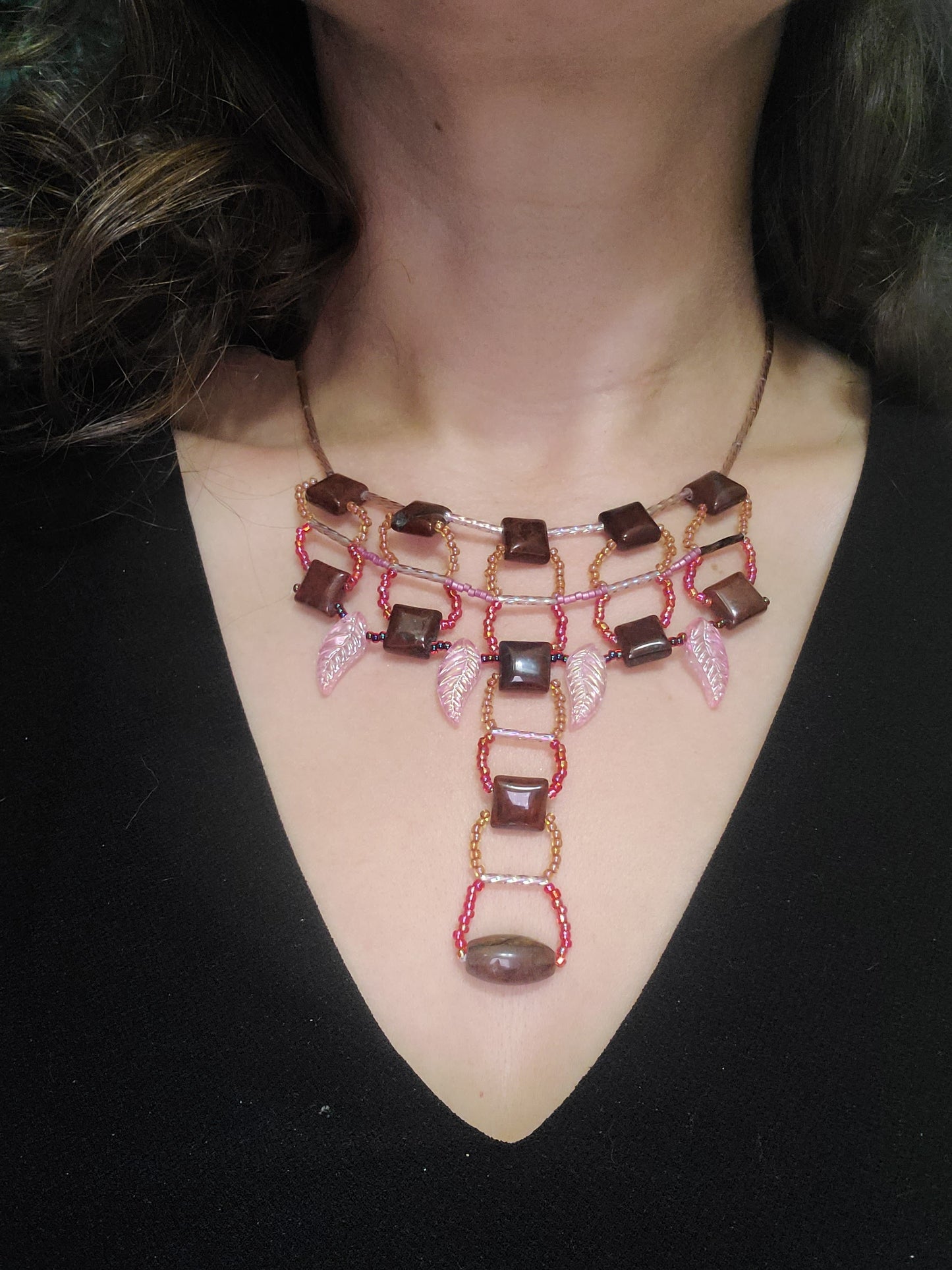 Poppy Jasper Desert Dusk Necklace