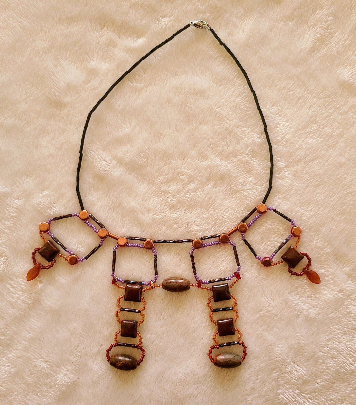Poppy Jasper Tyrian Gate Necklace