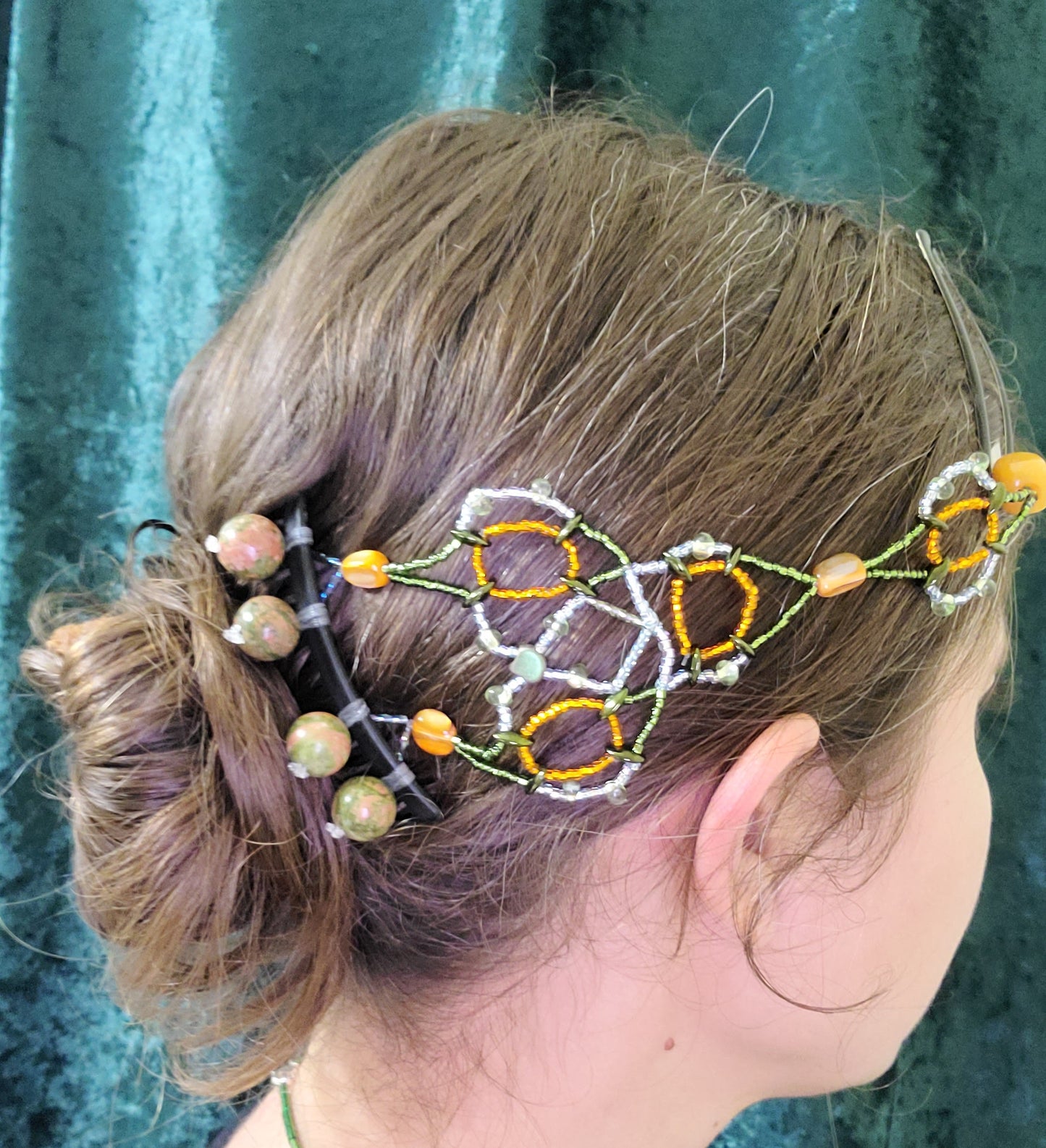 Autumn Orbital Rings Hair Jewelry