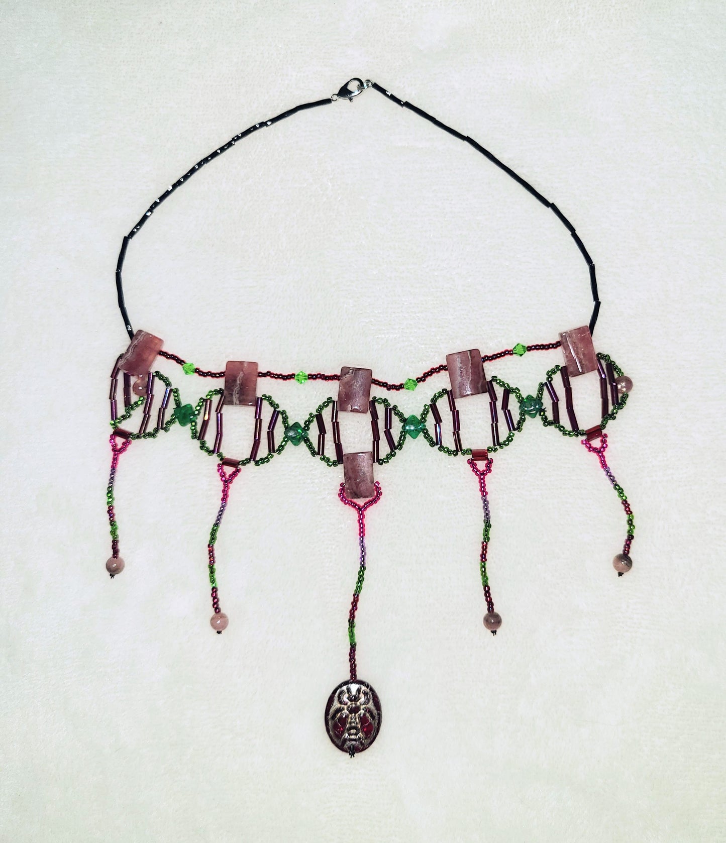 Rhodochrosite Sogdia Necklace