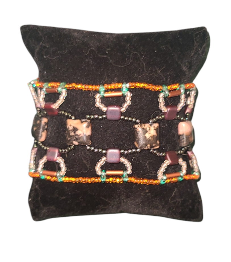 Rhodonite Bohemian Dreamweave Bracelet