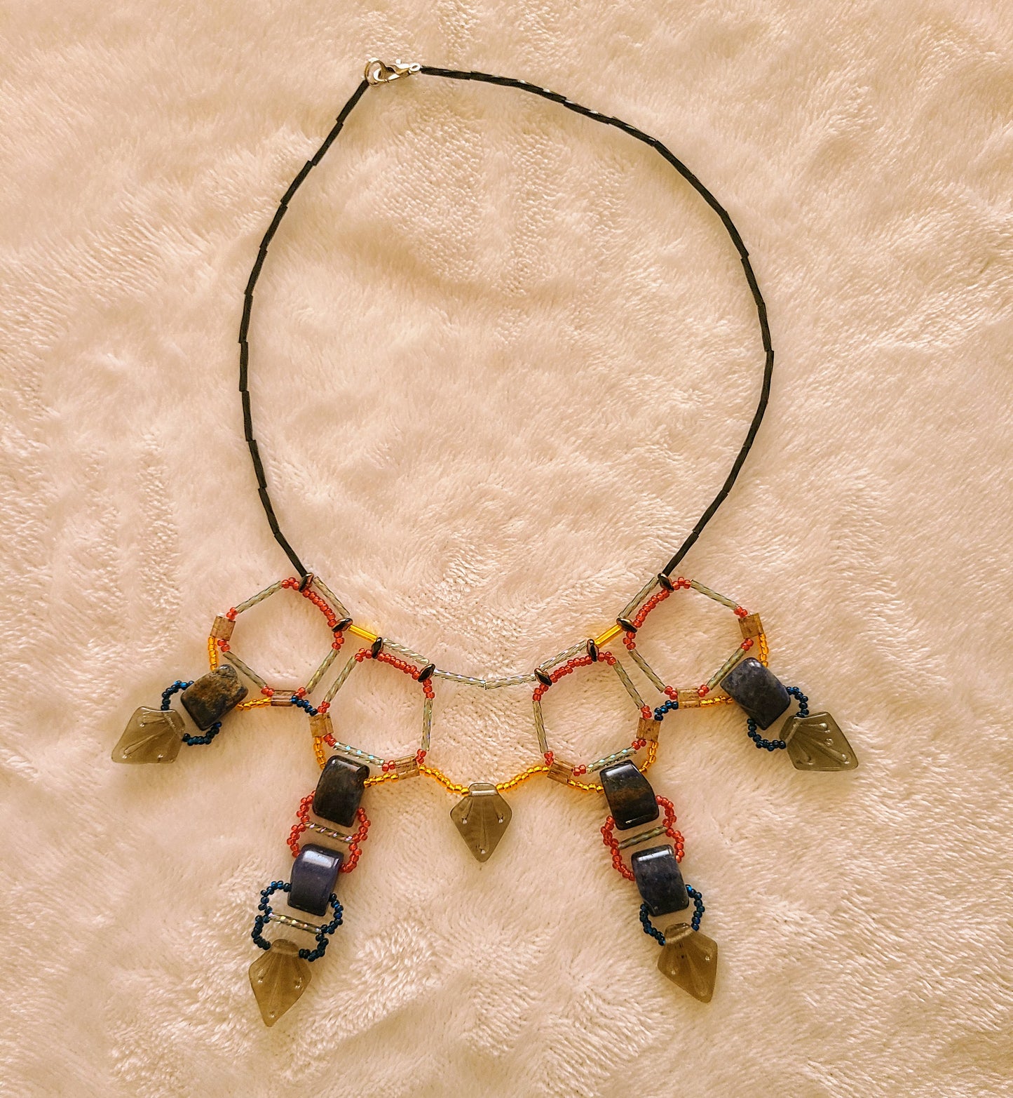 Sodalite Tyrian Gate Necklace