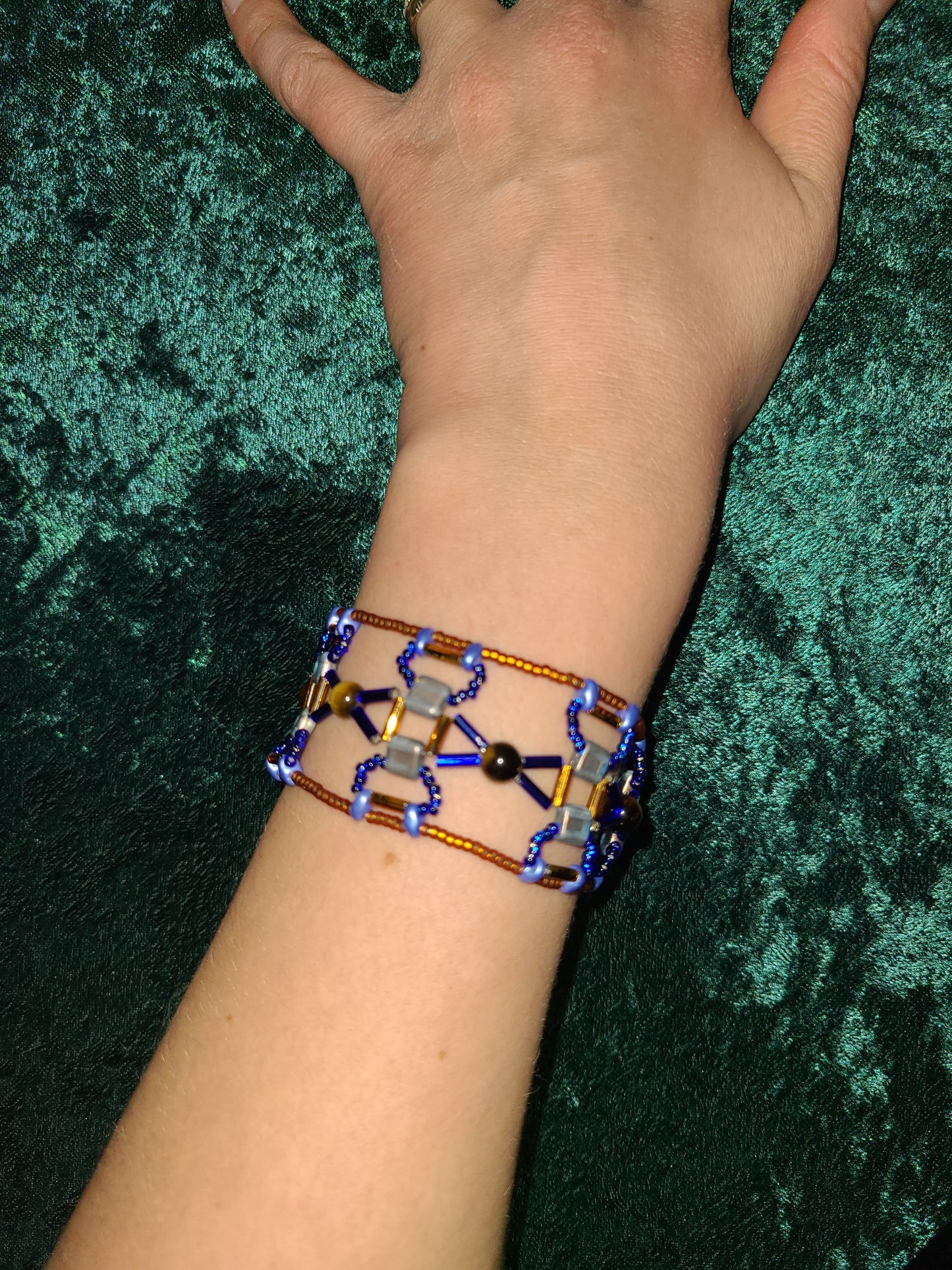 Tiger Eye Aegean Weave Bracelet