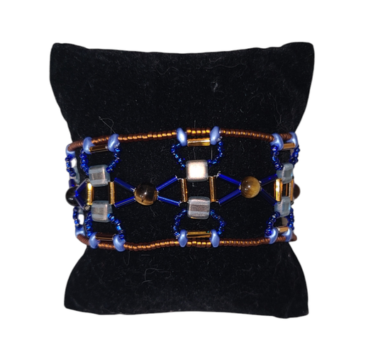 Tiger Eye Aegean Weave Bracelet