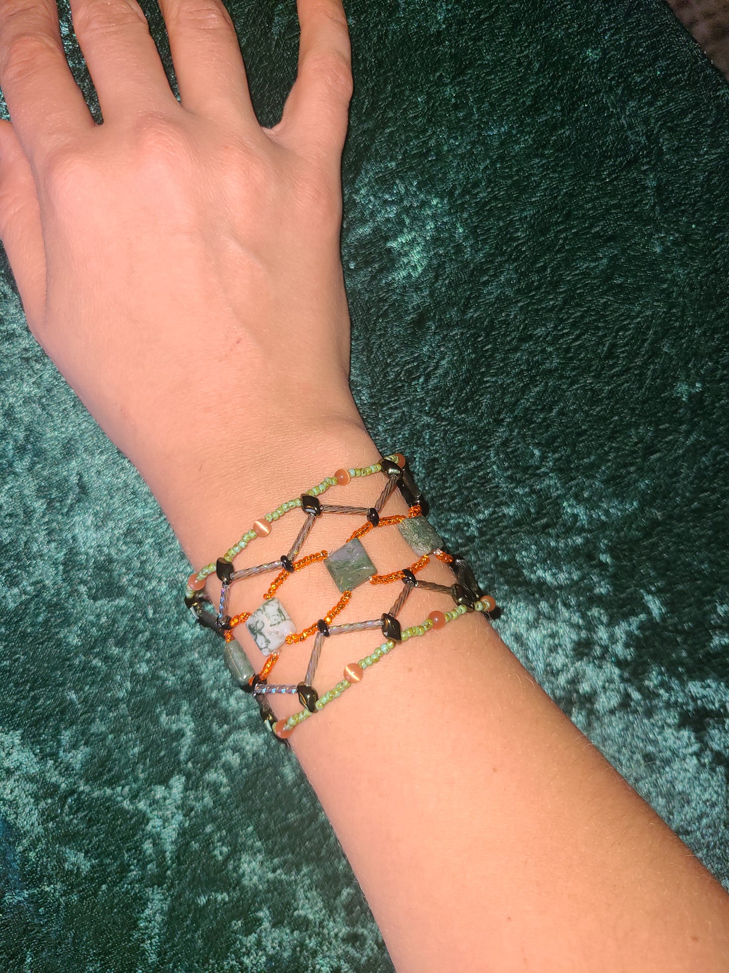 Tree Agate Stonecrossing Bracelet