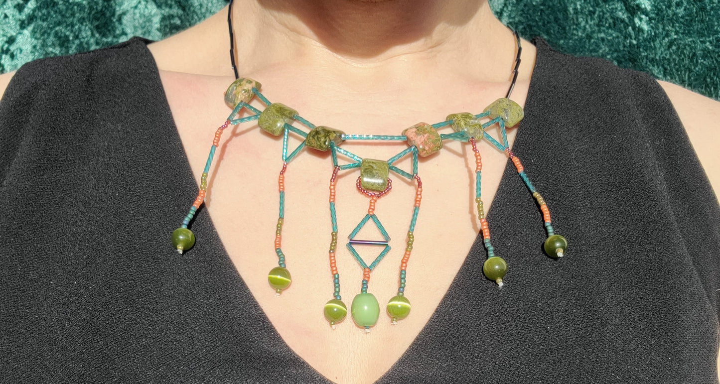 Unakite Adriatic Splendor Necklace