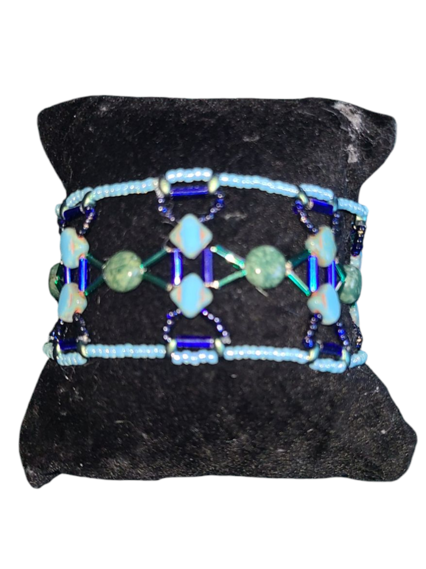 Verdite Aegean Weave Bracelet