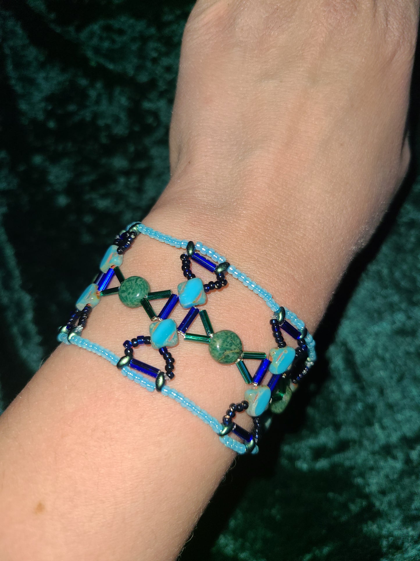 Verdite Aegean Weave Bracelet