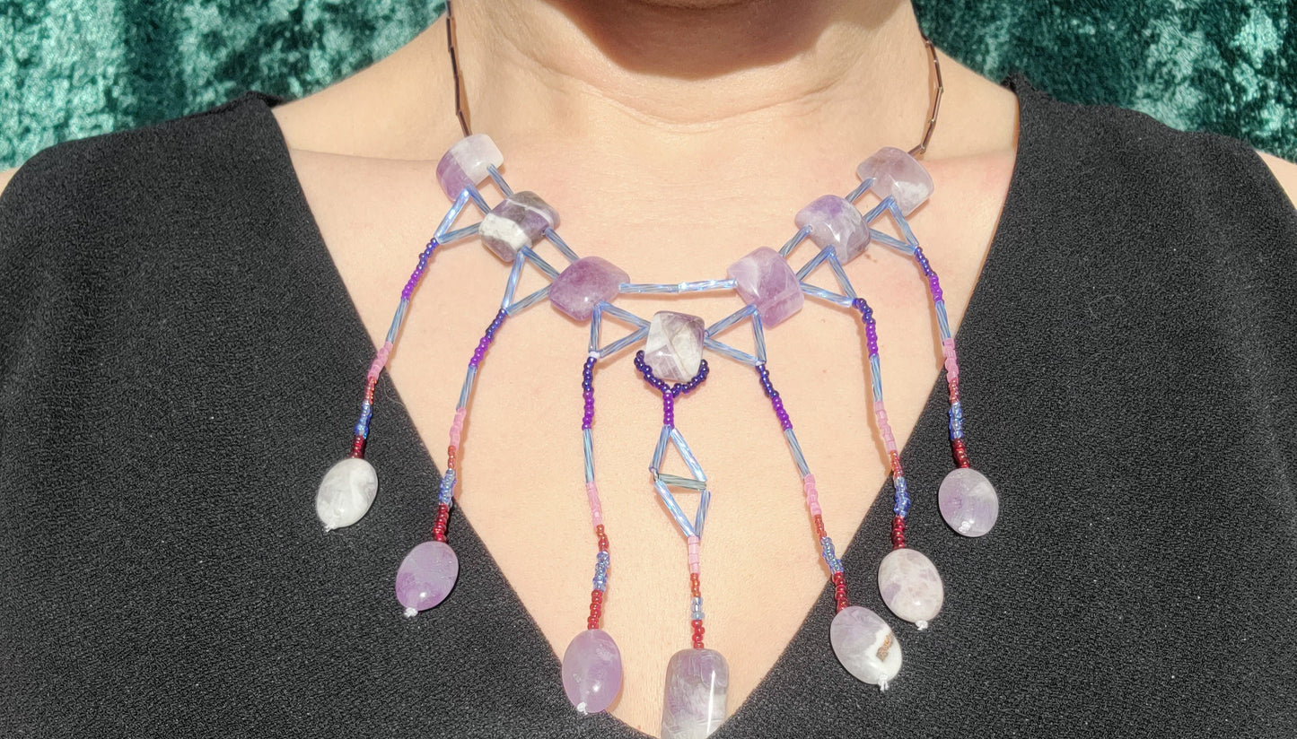 Winter Amethyst Adriatic Splendor Necklace