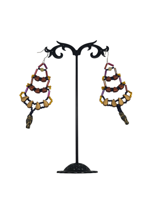 Woodland Guardian Chandelier Earrings