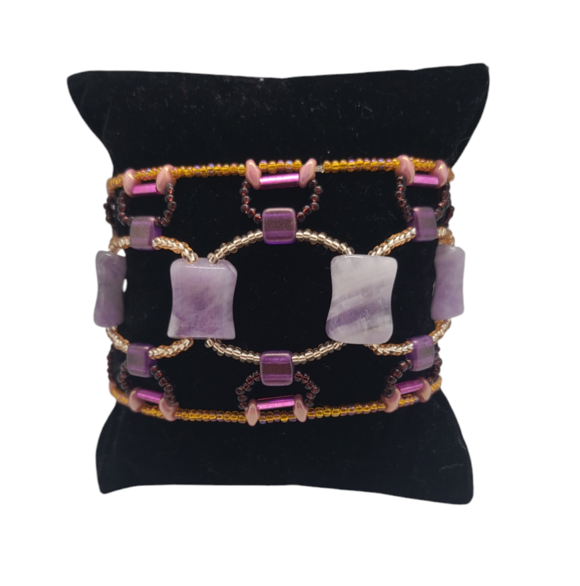 Amethyst Sunset Bohemian Dreamweave Bracelet