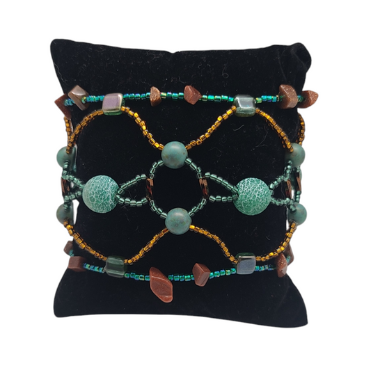 Forest Fairy Honeycomb Helix Bracelet