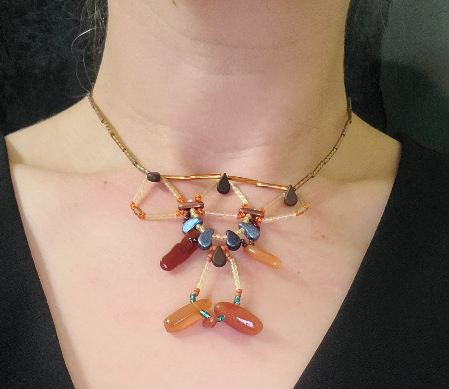 Agate Gandhara Necklace