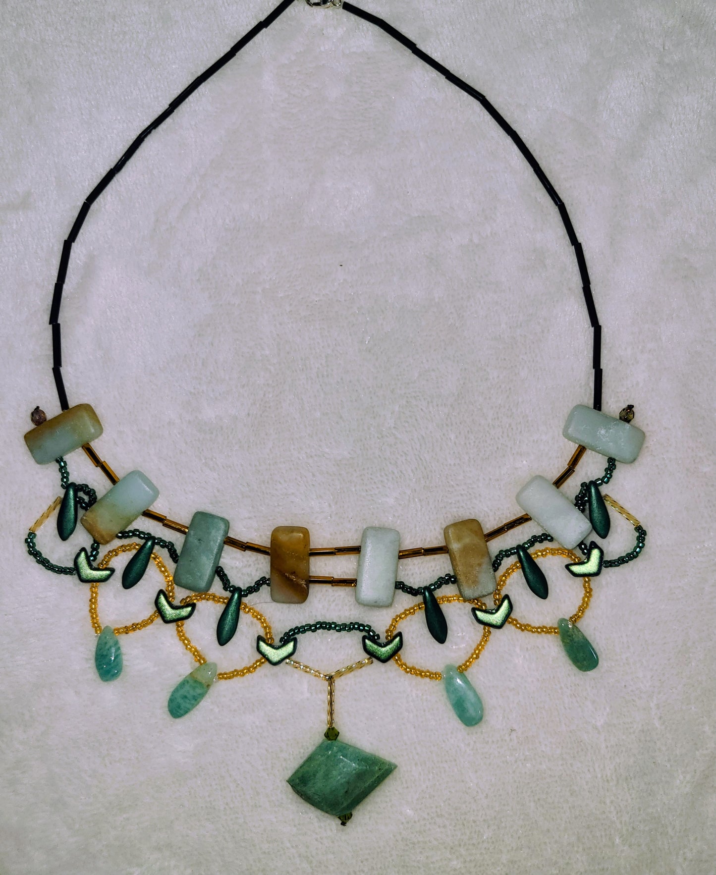 Amazonite Cleopatra Necklace