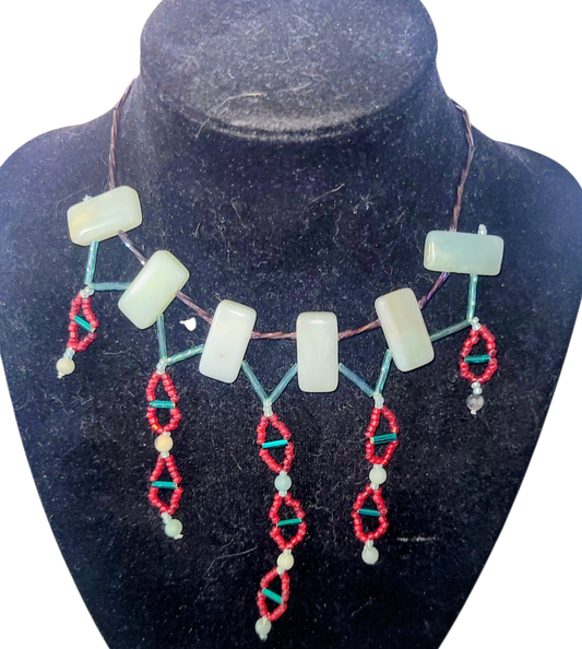 Amazonite Delphic Helix Necklace